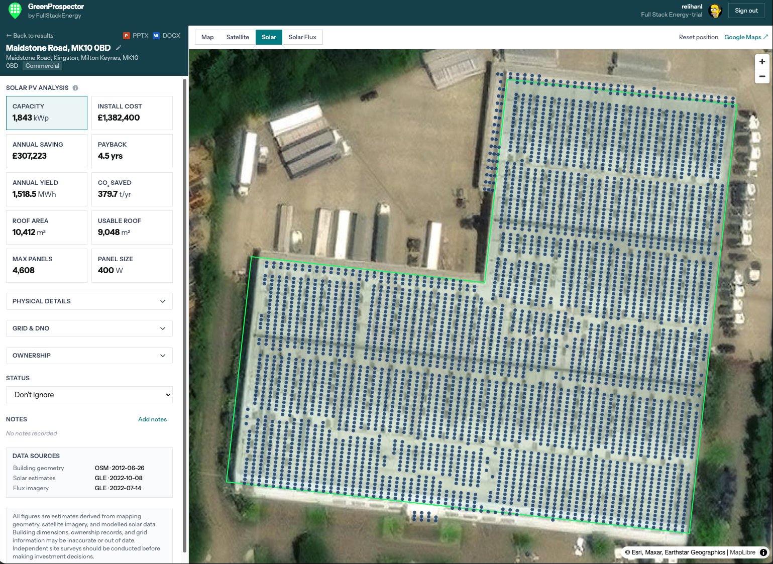Panel layout and customer-ready outputs
